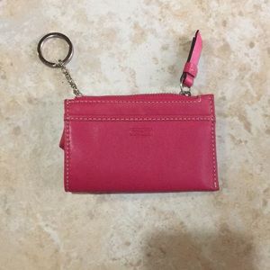 Fuschia Coach Coin Purse